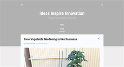 Desktop Screenshot of ideasinspireinnovation.com
