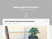 Tablet Screenshot of ideasinspireinnovation.com